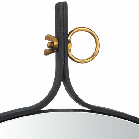 SAFAVIEH Chandlen Mirror, Black Matte MRR3010A